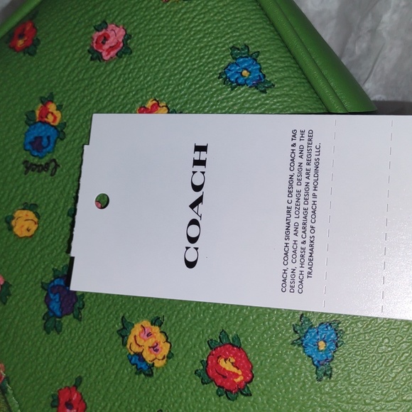 😺COACH Nolita 15 Mini Vintage Rose Print - Picture 12 of 13